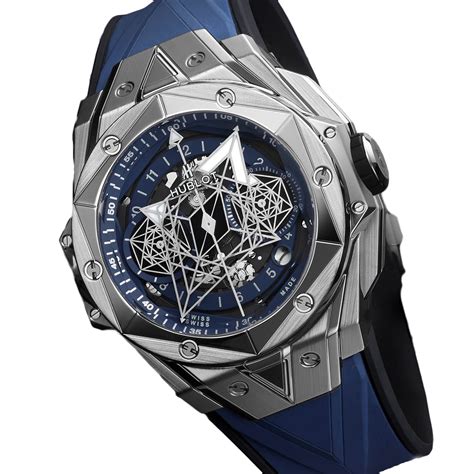 hublot unico sang bleu ii titanium|Hublot sang bleu.